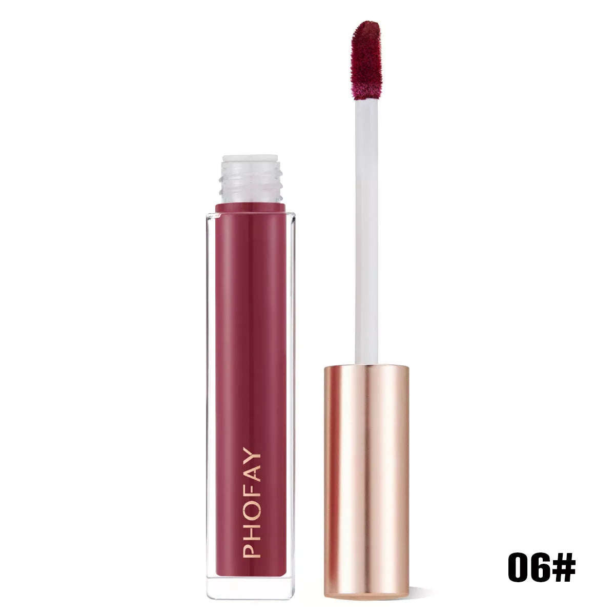 PHOFAY Non-Sticky Lip Gloss in various shades for hydrated, shiny lips