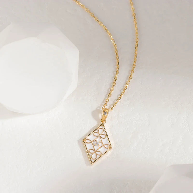 Hhomeenjoy Luxury Retro Geometric Necklace