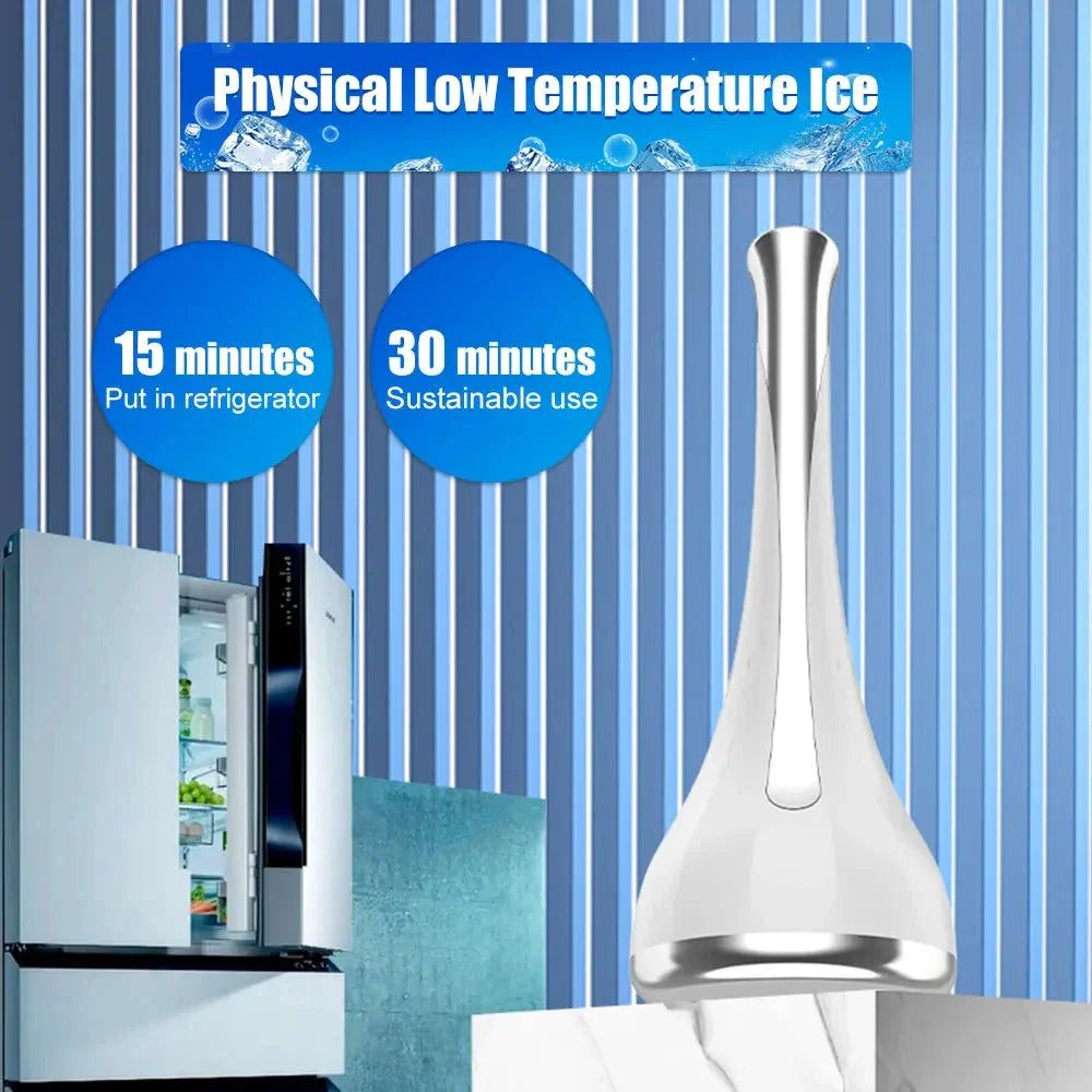 Facial Ice Therapy Device, a revolutionary skincare tool that rejuvenates skin with cooling therapy, tightening, reducing puffiness, and repairing sun damage.