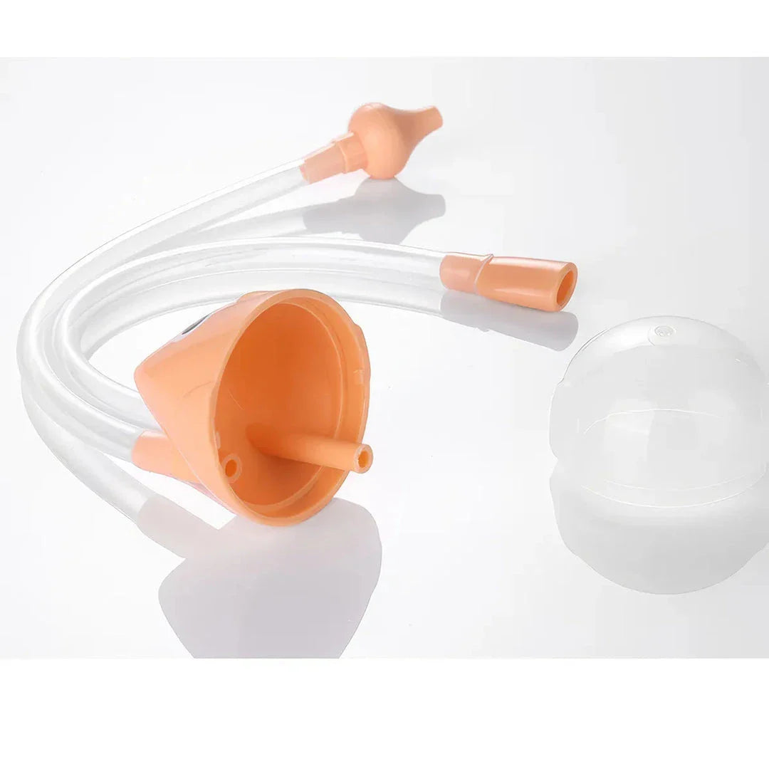 Infant Nasal Aspirator for Gentle and Effective Nasal Cleaning - Pink Color