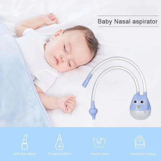 Infant Nasal Aspirator for Gentle and Effective Nasal Cleaning - Pink Color