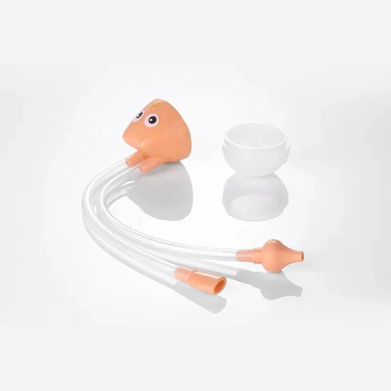 Infant Nasal Aspirator for Gentle and Effective Nasal Cleaning - Pink Color
