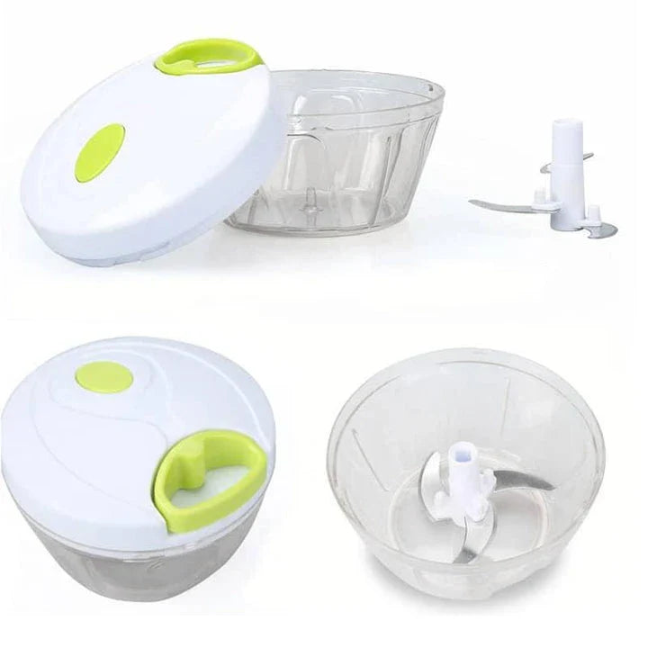 Portable Convenient Hand Pull Food Chopper for quick and easy meal preparation