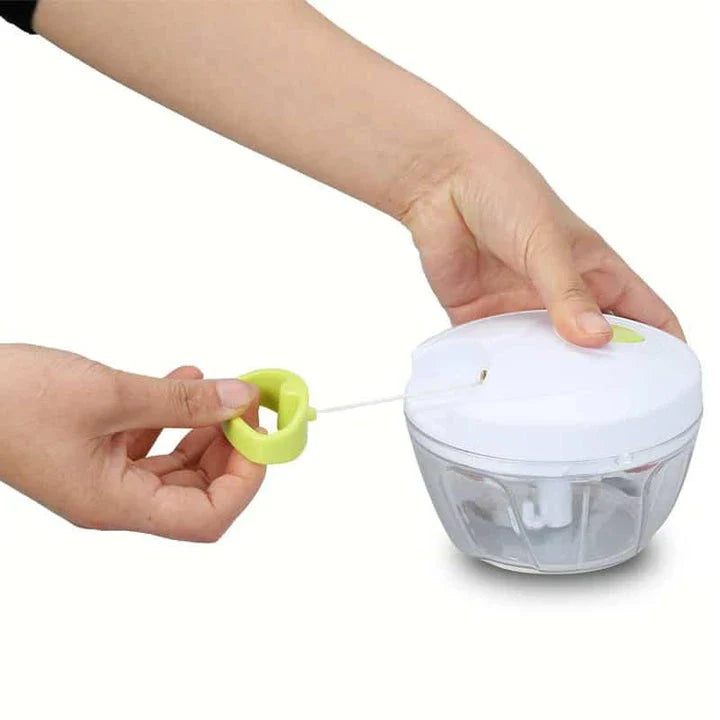 Portable Convenient Hand Pull Food Chopper for quick and easy meal preparation