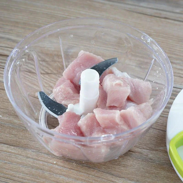 Portable Convenient Hand Pull Food Chopper for quick and easy meal preparation