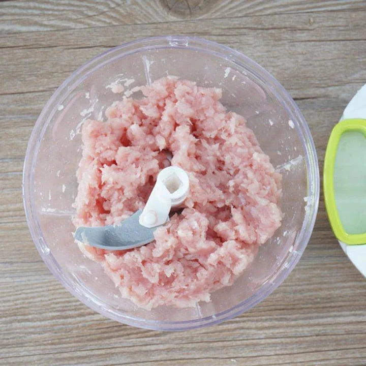Portable Convenient Hand Pull Food Chopper for quick and easy meal preparation