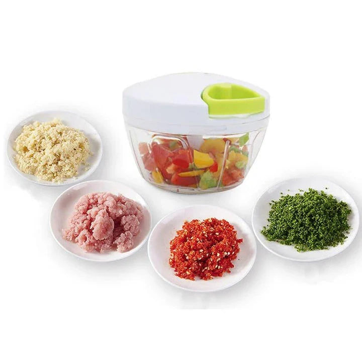 Portable Convenient Hand Pull Food Chopper for quick and easy meal preparation