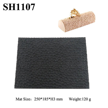 Premium silicone cake mold for creating a variety of delectable desserts, including mousse rolls, mini cakes, and truffles.