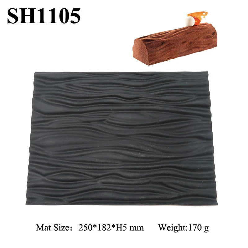 Premium silicone cake mold for creating a variety of delectable desserts, including mousse rolls, mini cakes, and truffles.