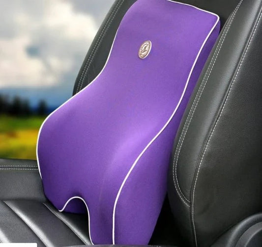 Premium Car Memory Cotton Lumbar Suit Pillow with Ergonomic Design for Back Support