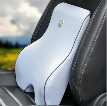 Premium Car Memory Cotton Lumbar Suit Pillow with Ergonomic Design for Back Support