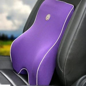 Premium Car Memory Cotton Lumbar Suit Pillow with Ergonomic Design for Back Support