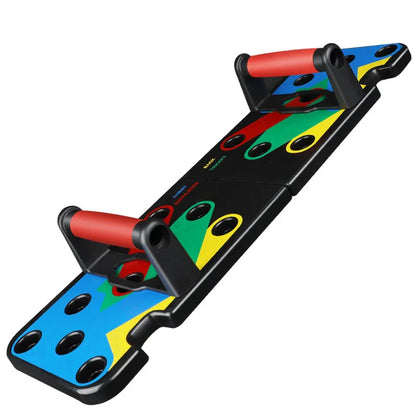 Push-Up Rack Training Board with stable base and non-slip grip for effective chest muscle workouts