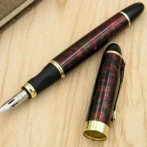 Executive Flexible Nib Fountain Pen in various colors, featuring a calligraphy-inspired nib for elegant writing