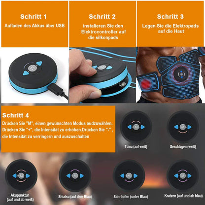 EMS Abdominal Muscle Trainer for Targeted Fat Burning and Muscle Toning