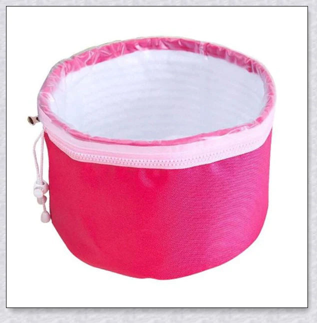 Portable hooded hair dryer heat cap steamer with adjustable temperature and waterproof design