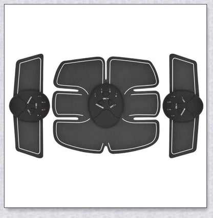 Standard 6 Pack EMS Abdominal Muscle Training Stimulator Device - Portable, Customizable Fitness Tool for Toned Abs