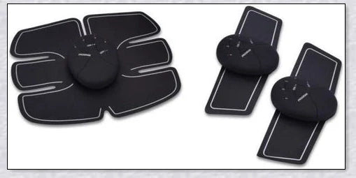 Standard 6 Pack EMS Abdominal Muscle Training Stimulator Device - Portable, Customizable Fitness Tool for Toned Abs