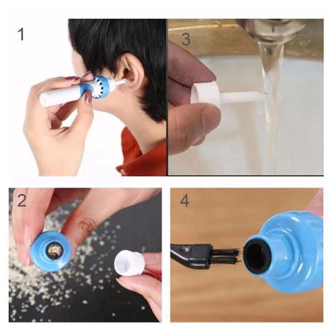 Ear Wax Remover Vacuum Cleaner - Compact, Portable Device for Painless Ear Cleaning