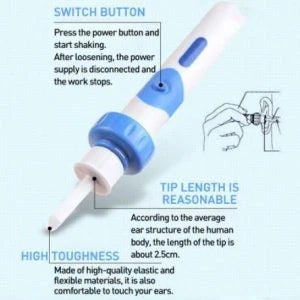 Ear Wax Remover Vacuum Cleaner - Compact, Portable Device for Painless Ear Cleaning