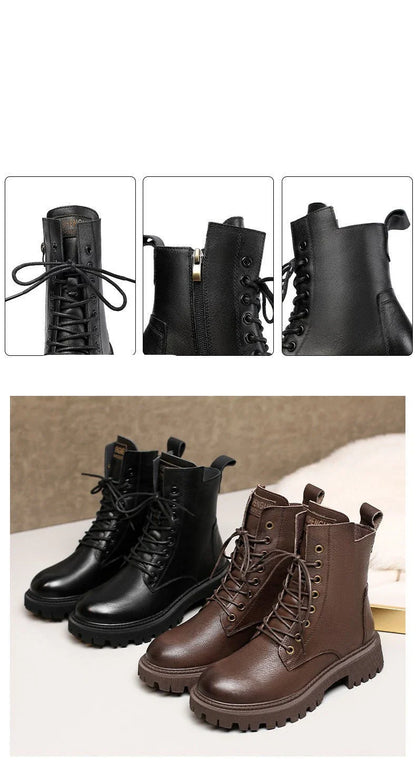 Premium British knight-inspired boots with thick soles, lace, and velvet accents for a regal, yet comfortable look.