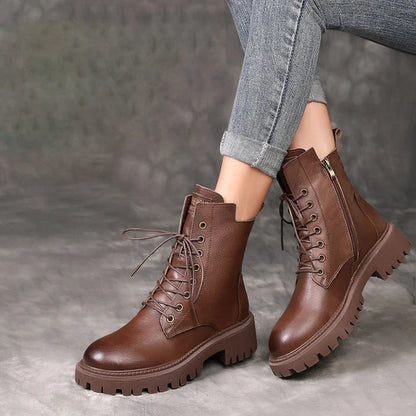 Premium British knight-inspired boots with thick soles, lace, and velvet accents for a regal, yet comfortable look.