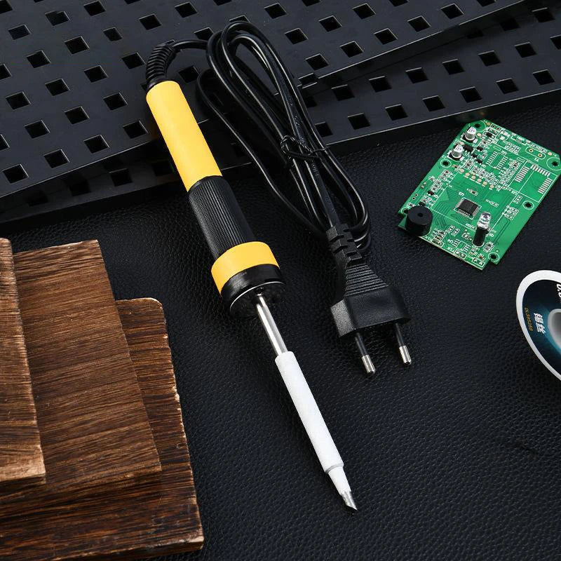 60W electric soldering iron mini welding tool set with multiple soldering tips and wires