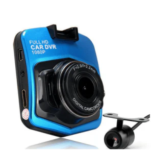 Front and Rear Dual Car Dash Dashboard Cam Surveillance Cameras with 720P HD Video Recording, Motion Sensor, and Gravity Sensor Lock