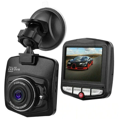 Front and Rear Dual Car Dash Dashboard Cam Surveillance Cameras with 720P HD Video Recording, Motion Sensor, and Gravity Sensor Lock