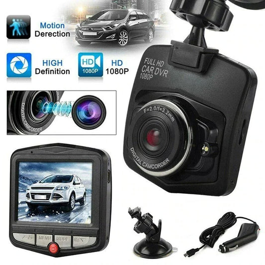 Front and Rear Dual Car Dash Dashboard Cam Surveillance Cameras with 720P HD Video Recording, Motion Sensor, and Gravity Sensor Lock