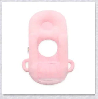 A soft, supportive pillow designed for hands-free baby feeding, featuring a secure bottle holder and premium, BPA-free materials.