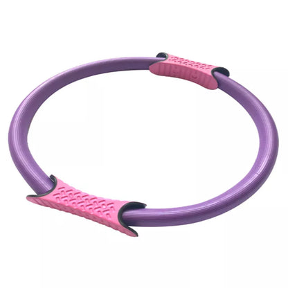 Purple Pilates ring for yoga and fitness, 38cm diameter