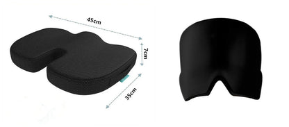 Soothing ice gel eye mask with elastic cloth design for headache and eye strain relief