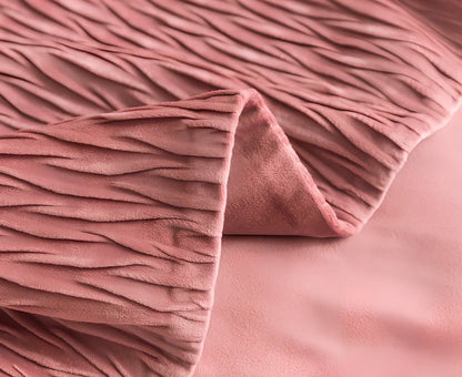 Pure cotton bed flag in various colours showing 45cm width coverage on UK standard bed