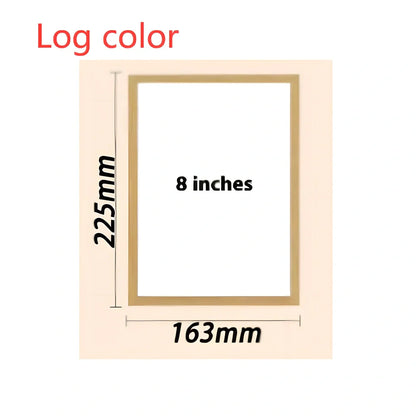 Personalised LED photo frame displaying custom black-and-white sketch with tri-colour lighting options