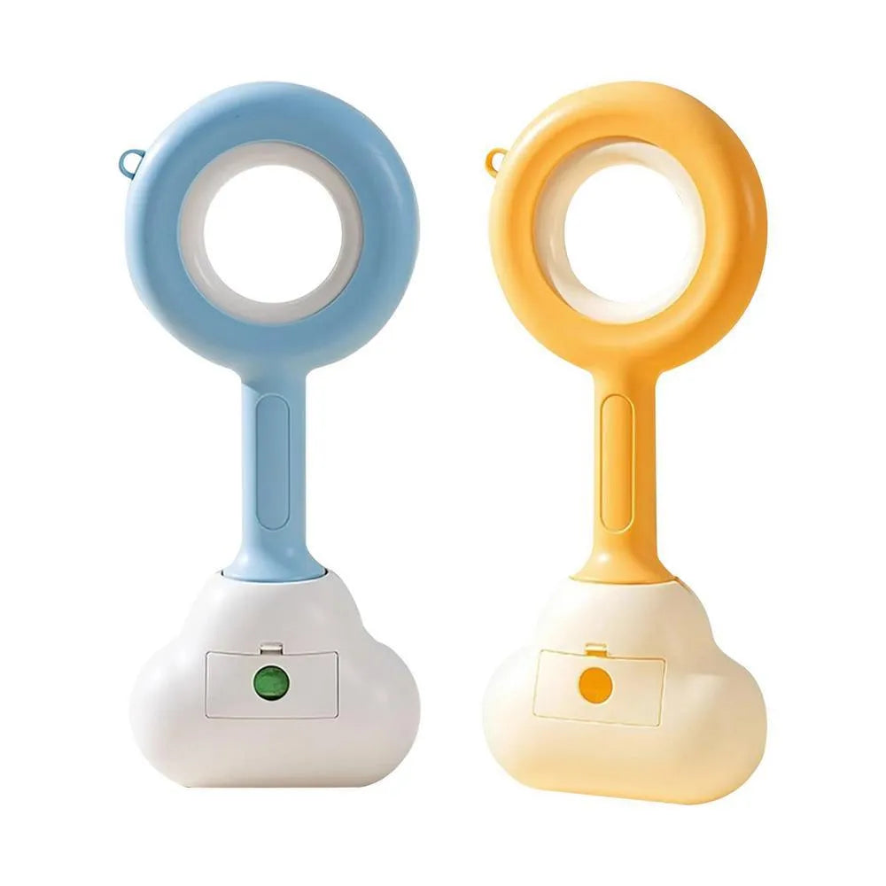 Cloud-shaped jaw dog pooper scooper in ABS plastic for outdoor pet waste cleanup