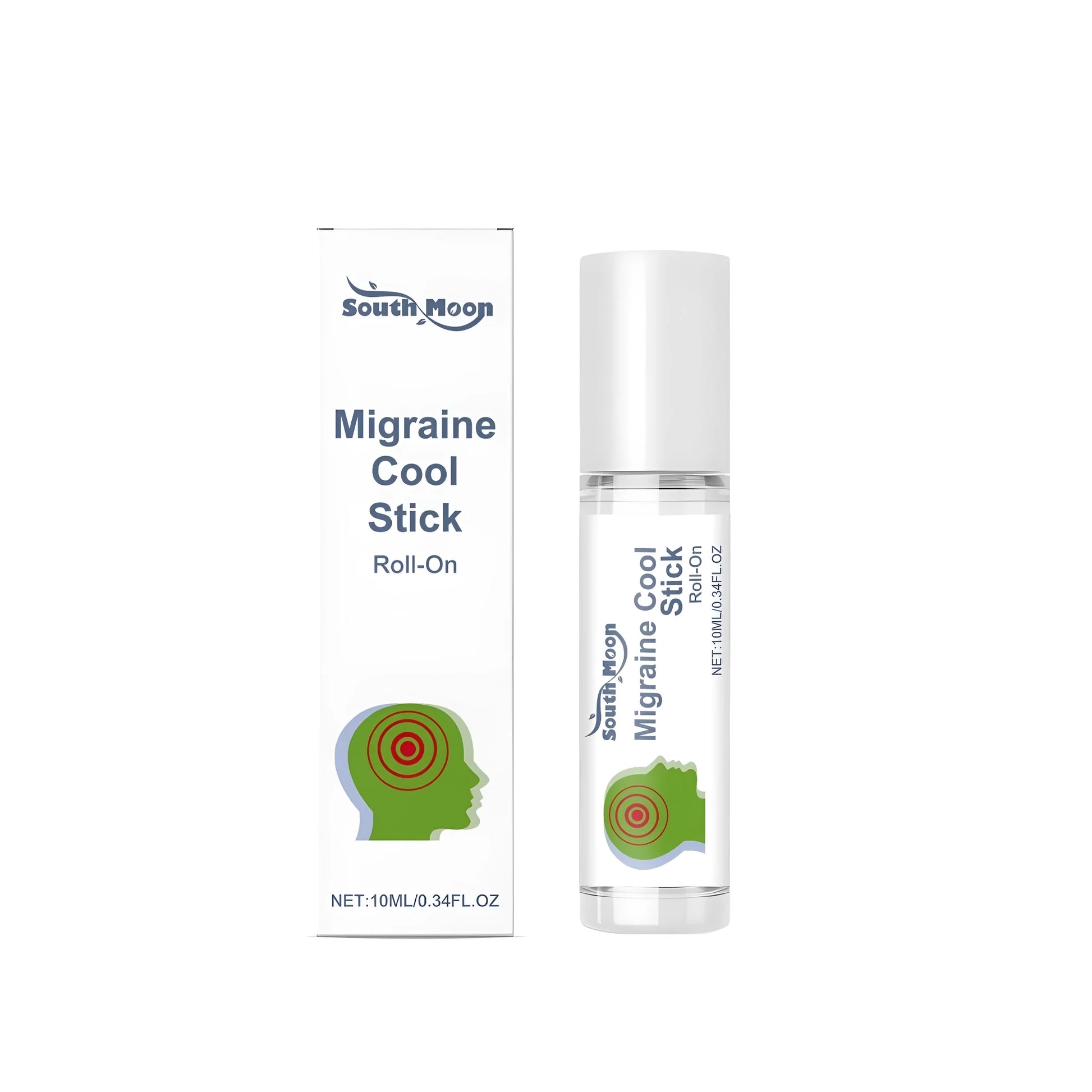 10ml soothing ball stick with mint leaf and glycerine formula for portable skincare application
