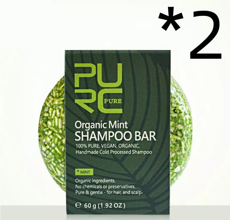 Purc Hand-Extracted Soap bar with natural ingredients for anti-dandruff and oil control