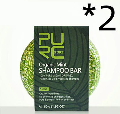 Purc Hand-Extracted Soap bar with natural ingredients for anti-dandruff and oil control