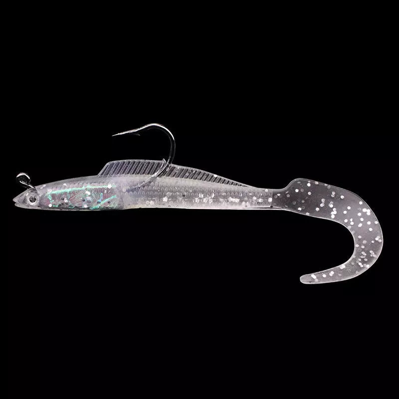Creative Simulation Long Lead Soft Fishing Lure in various colors for realistic bait imitation