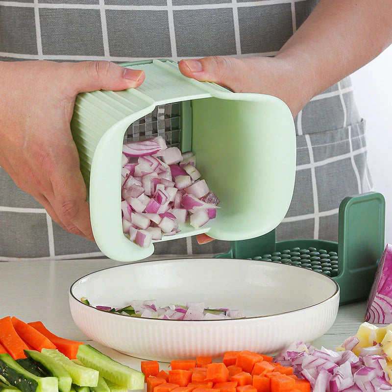 Premium Vegetable Chopper with Stainless Steel Blades for Effortless Meal Prep