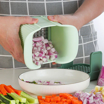 Premium Vegetable Chopper with Stainless Steel Blades for Effortless Meal Prep