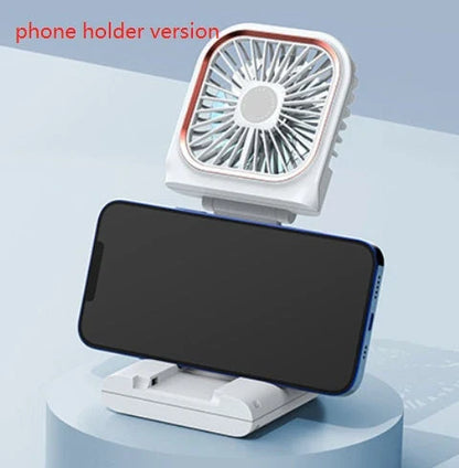 Hands-Free Portable Neck Fan with Adjustable 3-Speed Cooling, Compact and Foldable Design, Perfect for Office, Dorm, and Outdoor Use