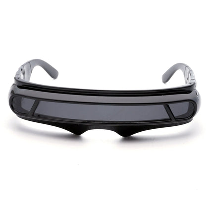 Black frame polarised sports sunglasses with choice of grey, red mercury, or blue mercury tinted lenses