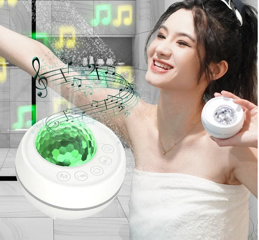 D39 Bathroom Magic Light with vibrant LED lights and waterproof Bluetooth speaker