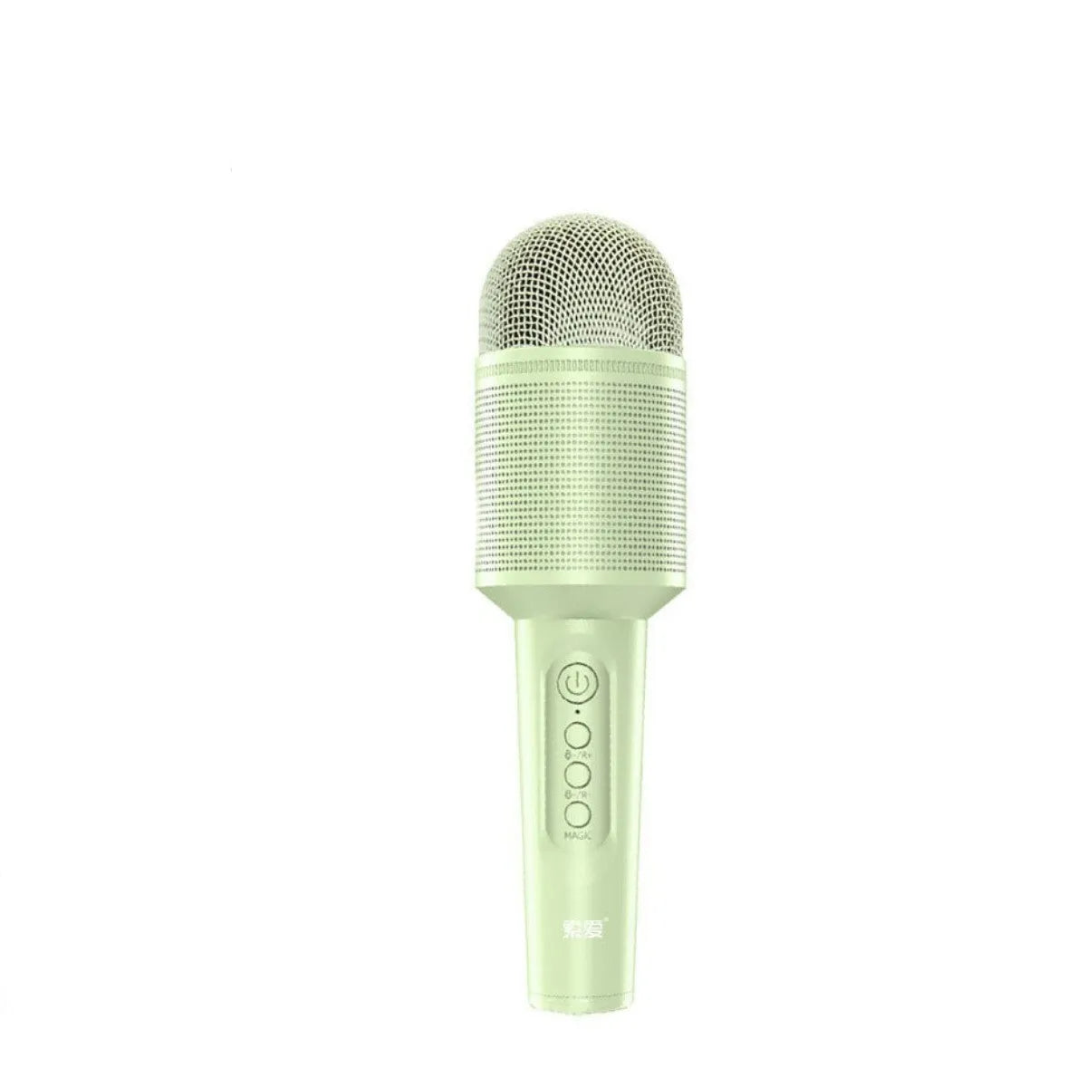 Wireless Bluetooth USB karaoke microphone in pink, blue or green colours