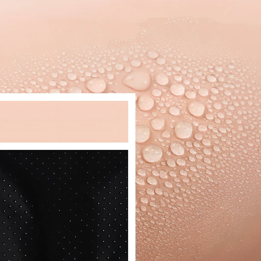 Navy blue waterproof pet bed mat on car seat with 60x60x35cm dimensions and raised edges