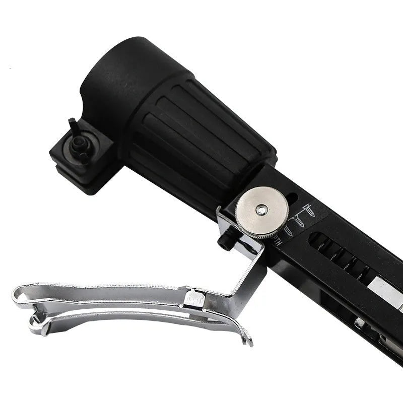 Chain screw gun head automatic nail gun attachment with stainless steel and plastic construction