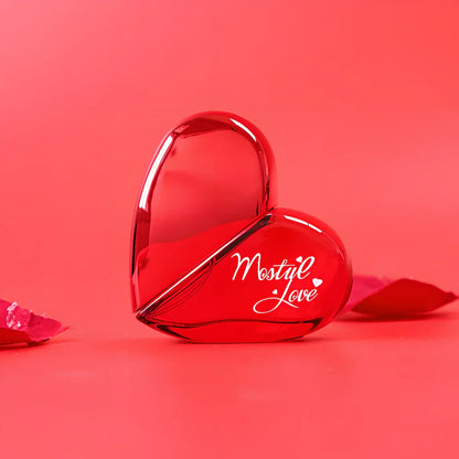 Love Perfume 50ml bottle in DXR220 and pink DXR220B variants with spray mechanism