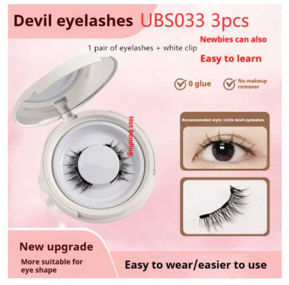 Magnetic Suction False Eyelashes in various styles and options for customizable glamour